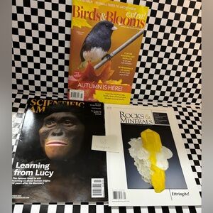 Lot of 3 educational / science / nature magazines